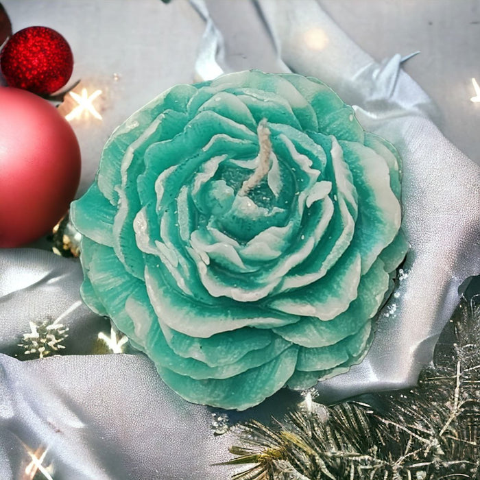 Scented Green Rose Candle